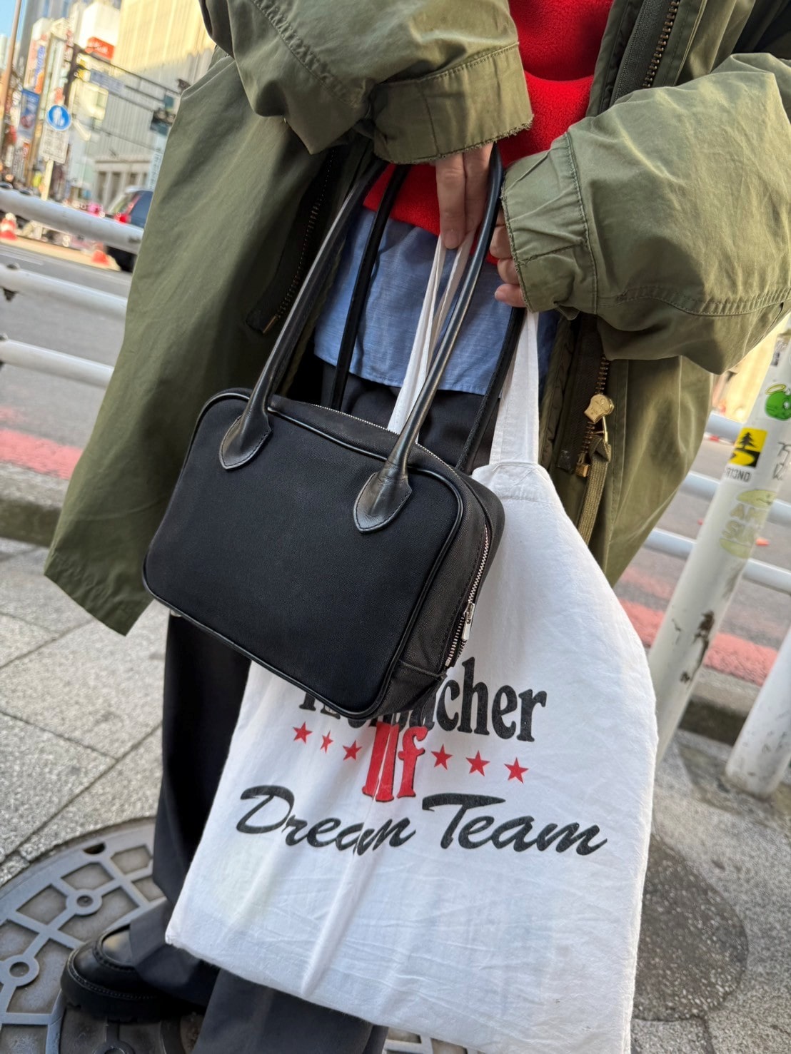 L.L.Bean ビーンズ・クラシック・フリース・プルオーバー　スタイリスト徳永千夏さんコーディネート