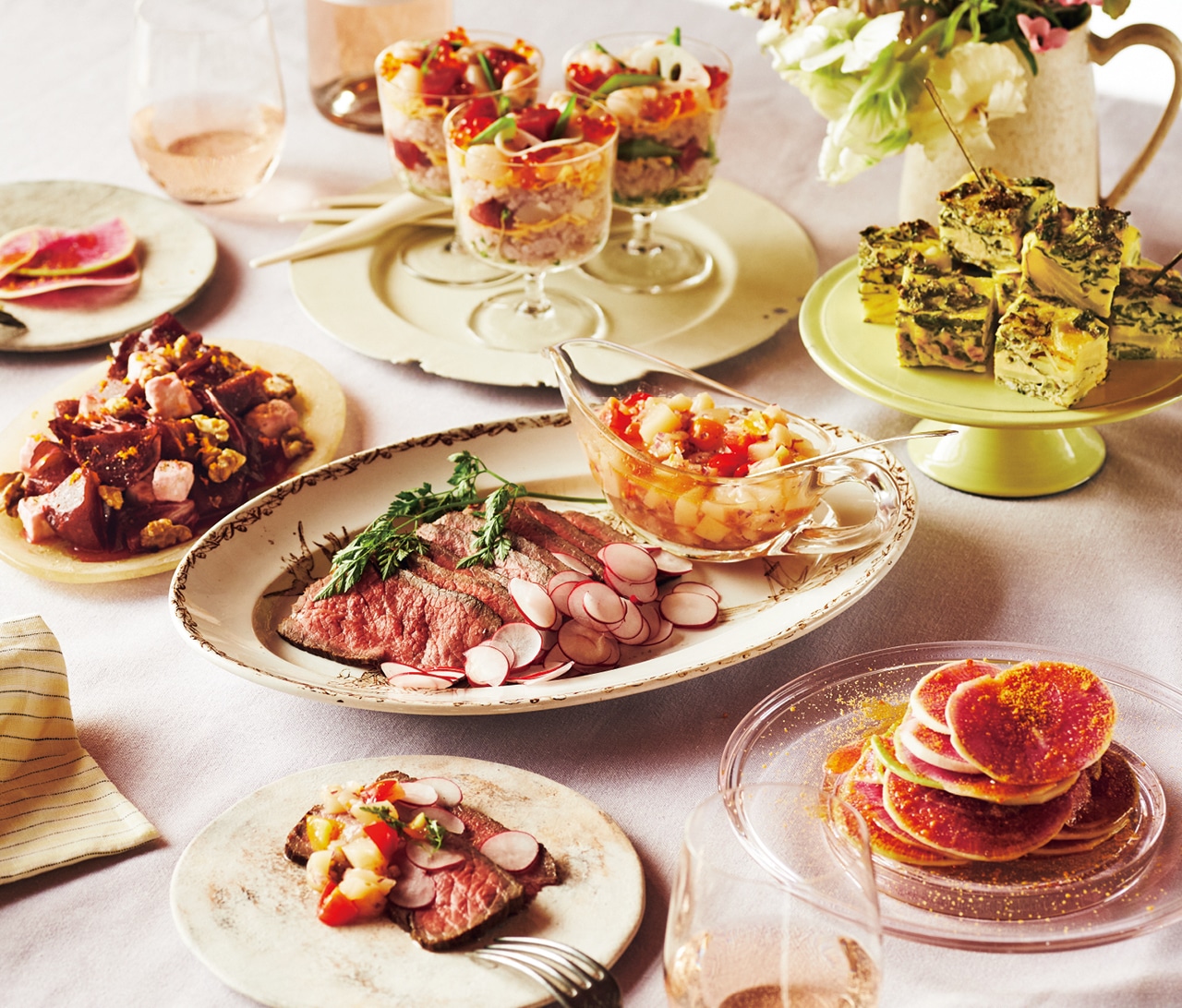 女友達と楽しむ、ひなまつりアペロ