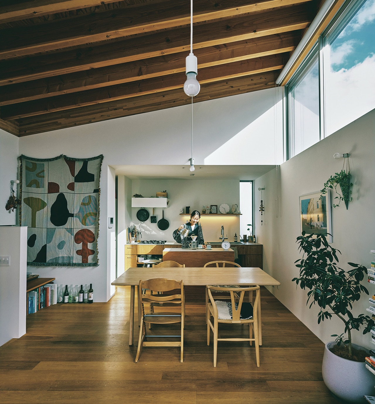 池田知沙さん【戸建て74／㎡】風が通り、光が満ちる。コンパクトでおおらかな私たちらしい住まい