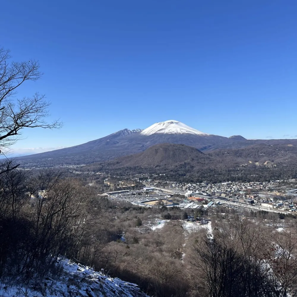 軽井沢プリンスホテルスキー場　山頂からの景色