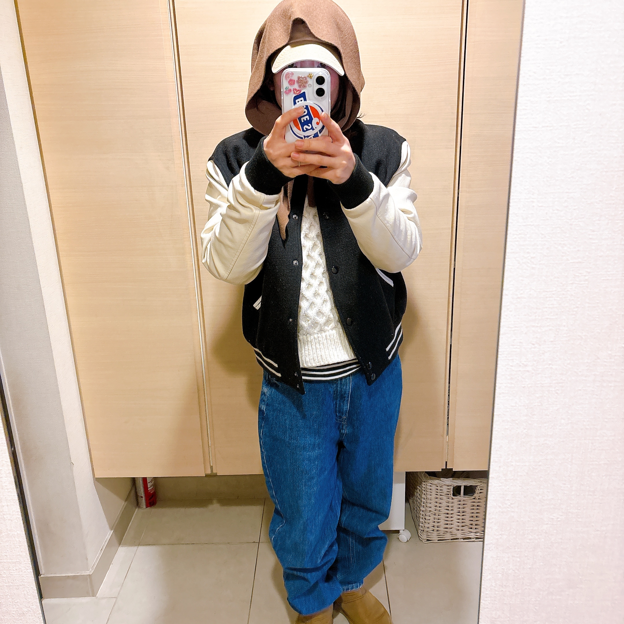 ニットスカーフ