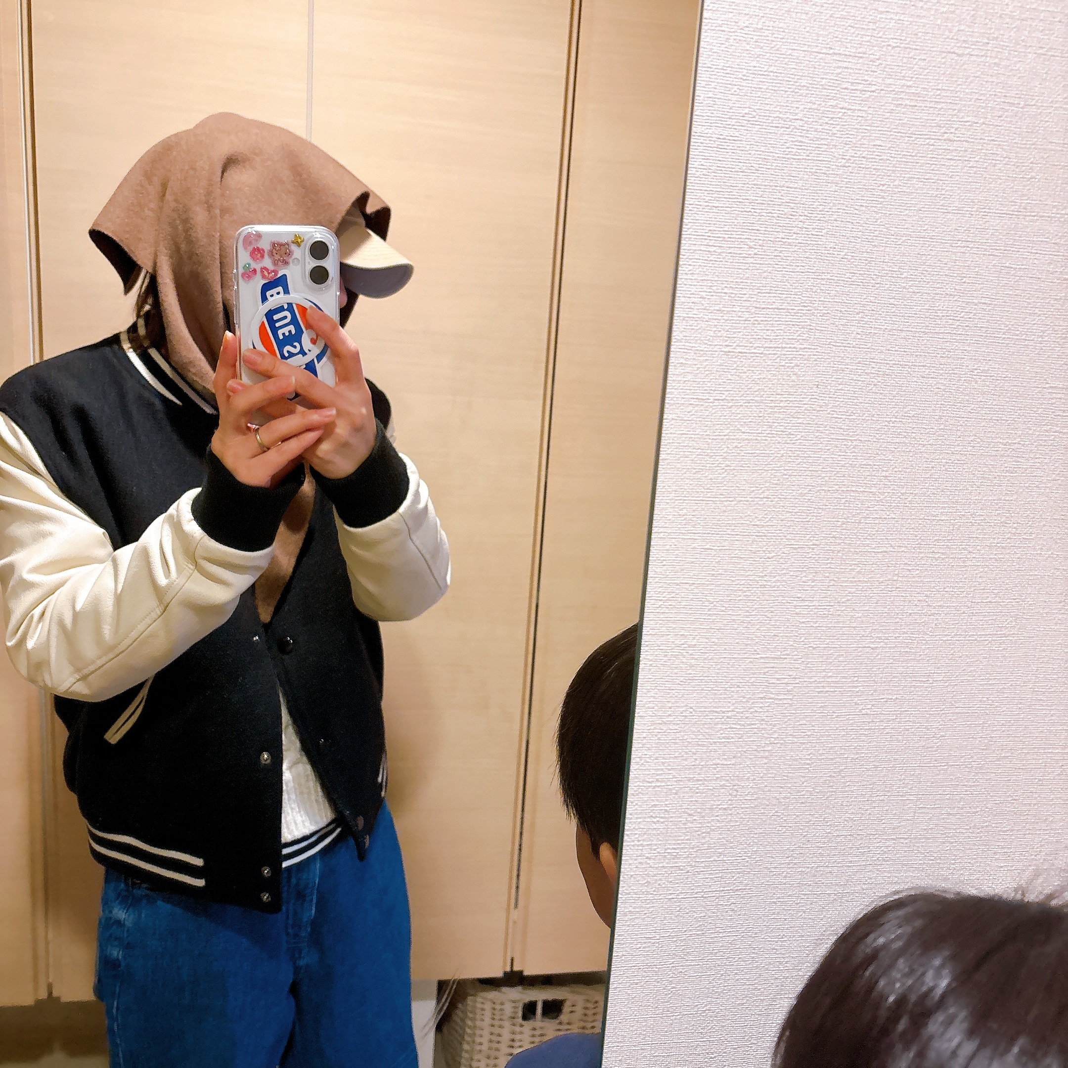 ニットスカーフ