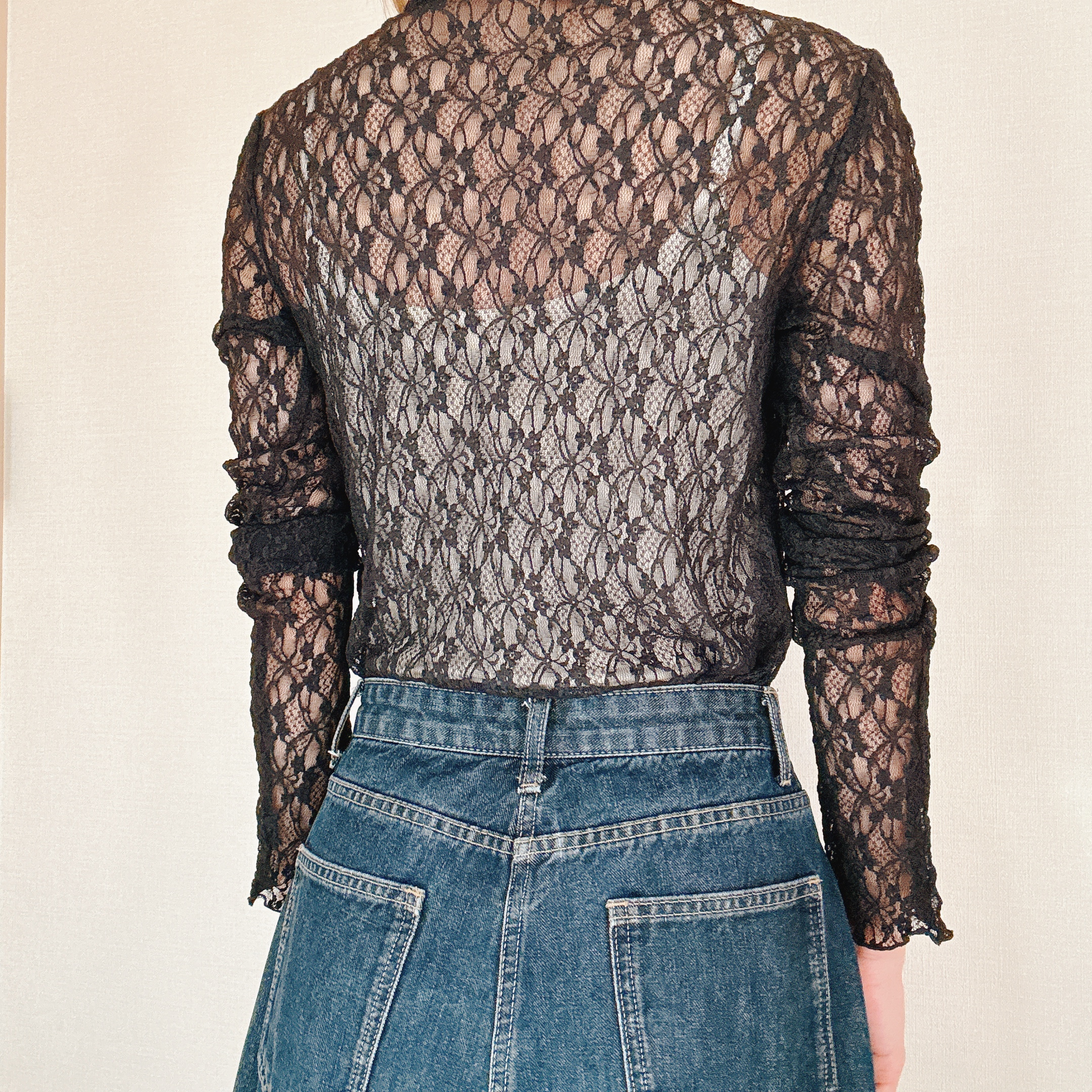 スタイリッシュ綿混ブラキャミ
