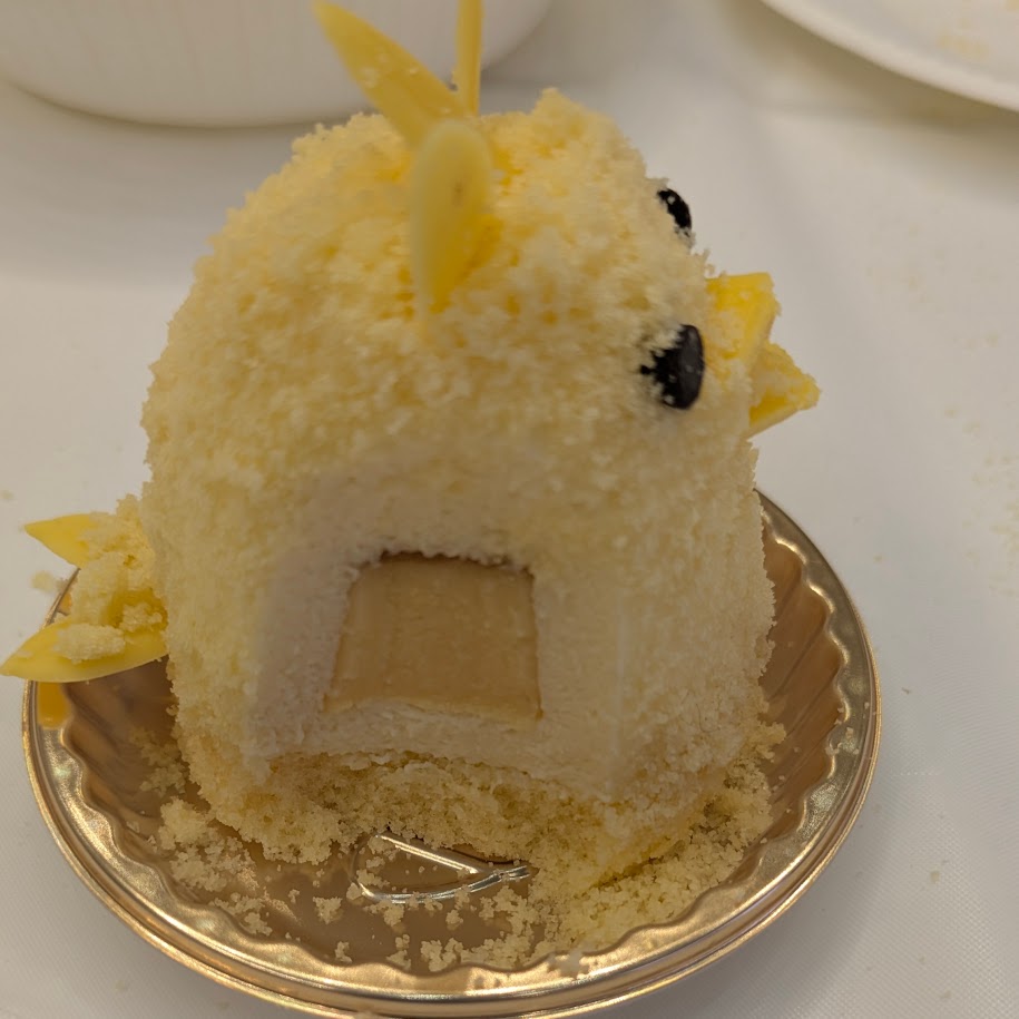 ぴよりんの食べ方　コポ親子