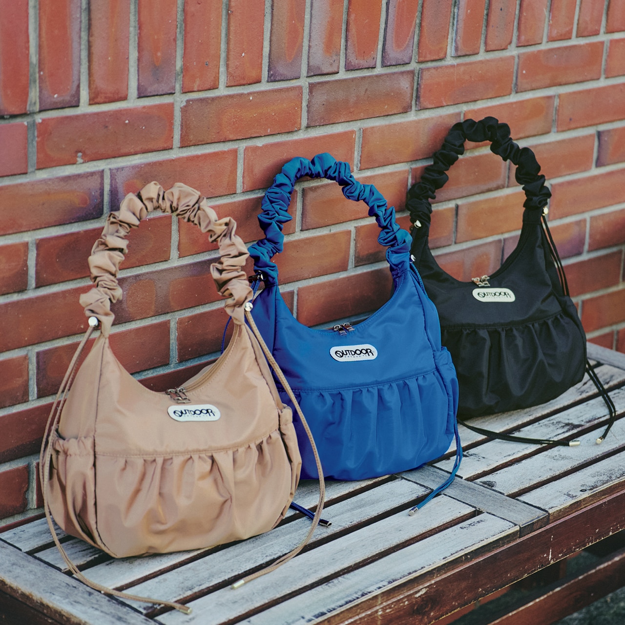 LEE限定 OUTDOOR PRODUCTS（アウトドアプロダクツ）【LEE別注】LEE100人隊おでかけ部別注・可愛げ2wayギャザーショルダー