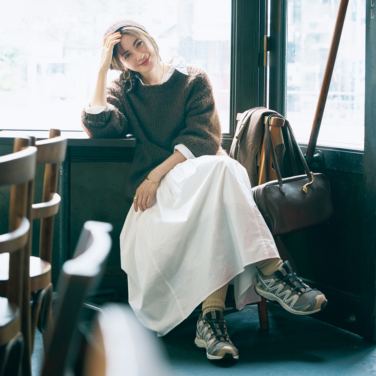 明日なに着る02112026 モデル／高垣麗子