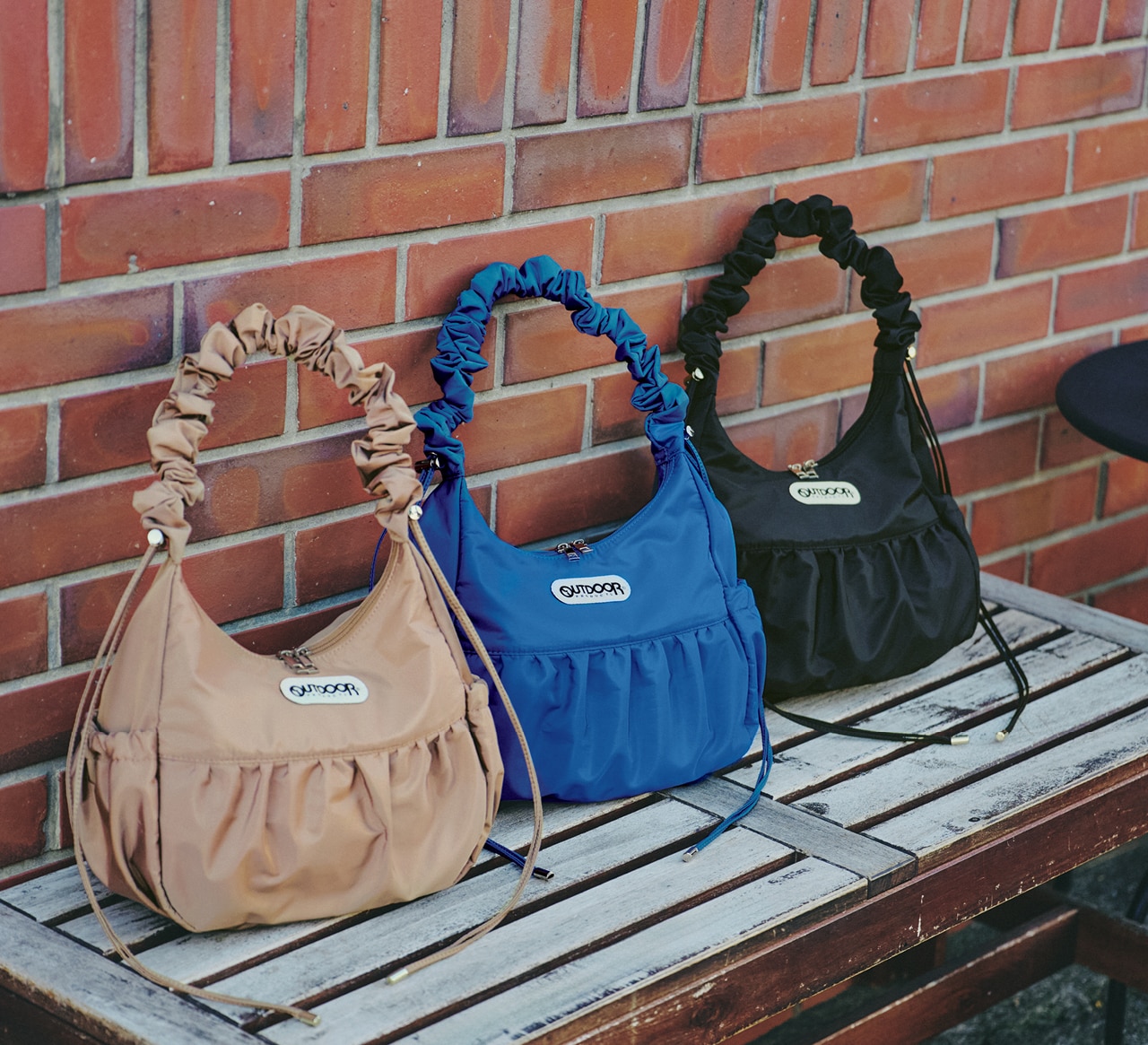 LEE限定 OUTDOOR PRODUCTS（アウトドアプロダクツ）【LEE別注】LEE100人隊おでかけ部別注・可愛げ2wayギャザーショルダー