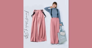 身長156㎝LEEマルシェ副店長N恵は【12closetの「サスペンダーパンツ」】を愛用！カジュアル服にぴったり