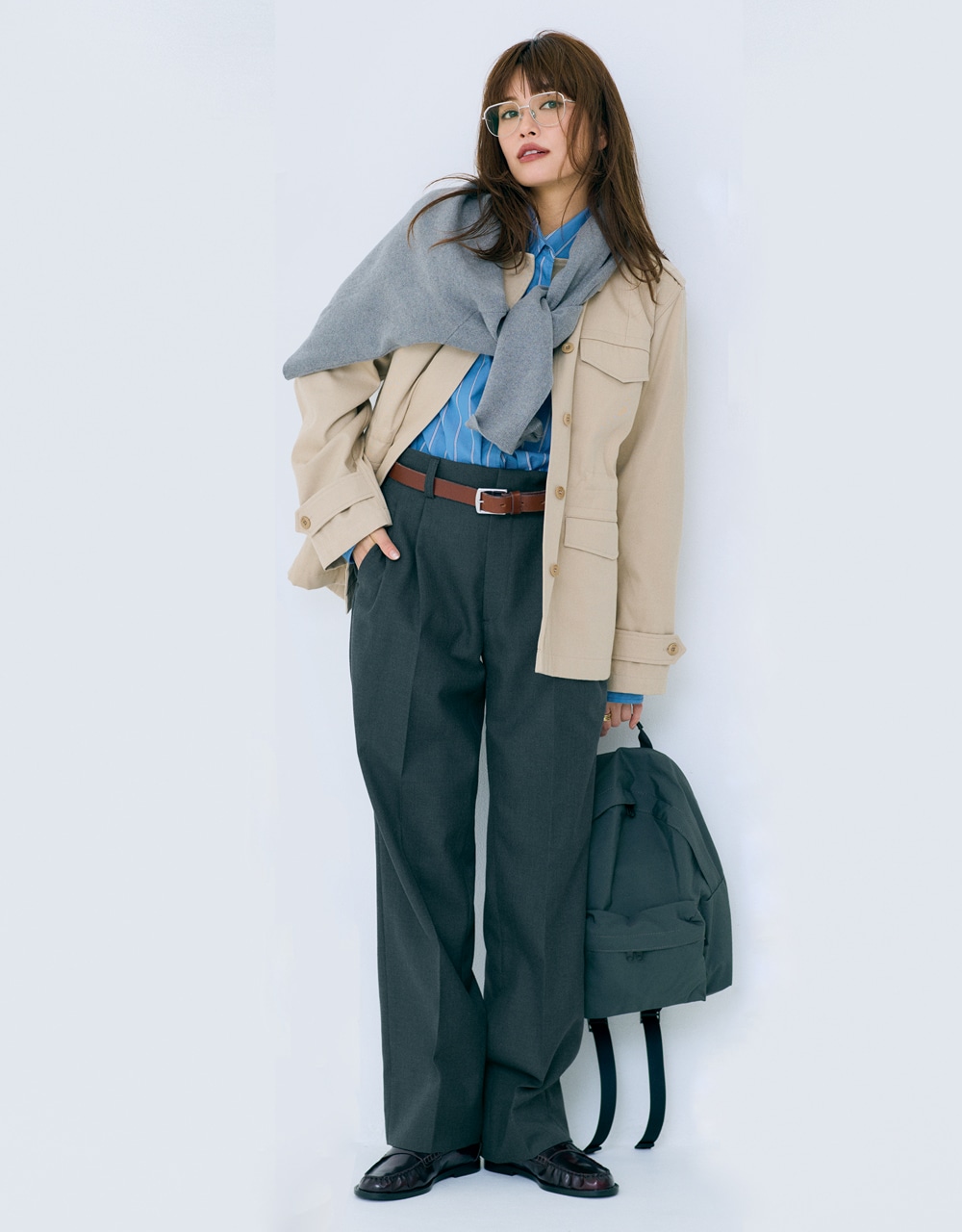 【ハンサムトラッドコーデ】垣内彩未さん