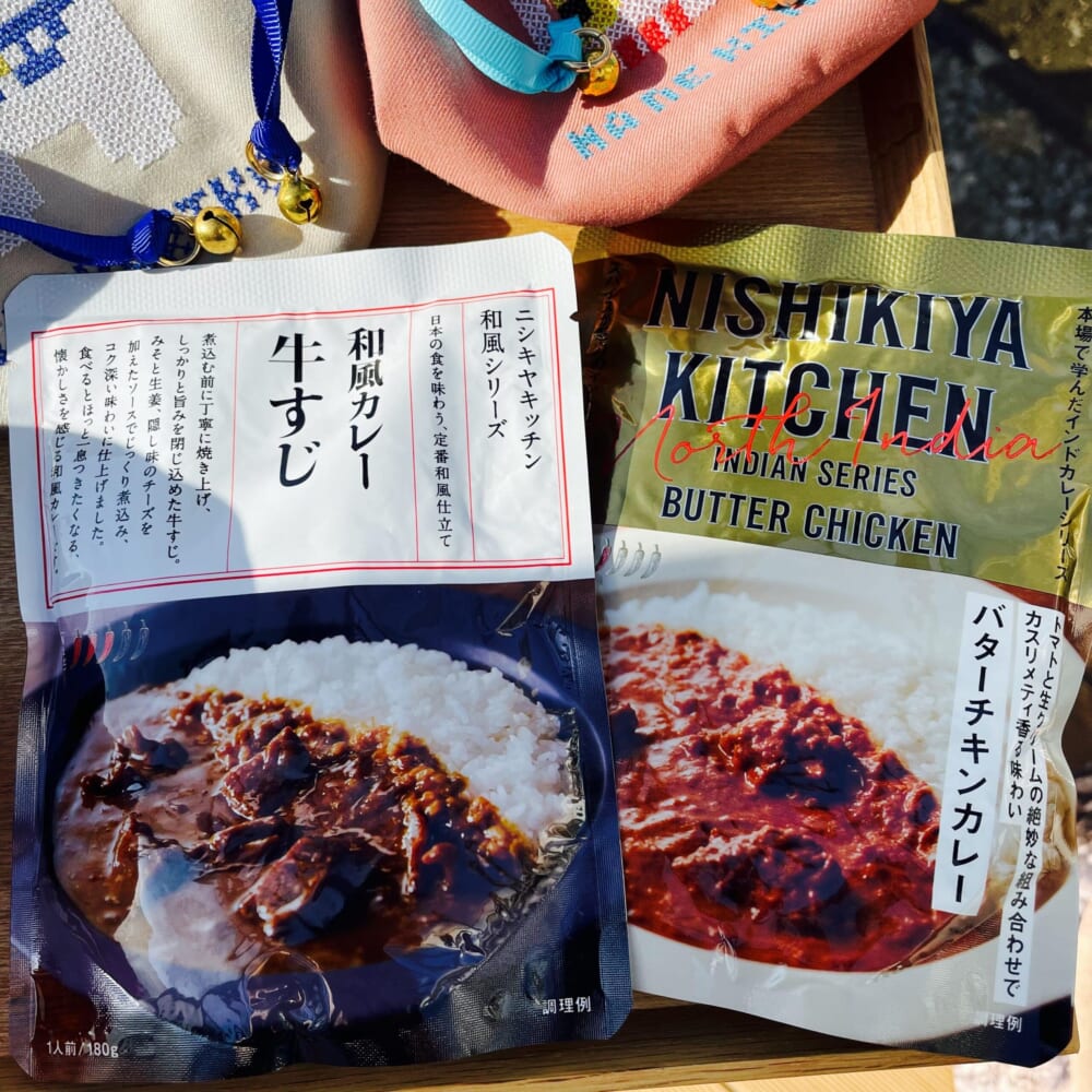 NISHIKIYA KITCHEN　バターチキンカレー　和風カレー牛すじ