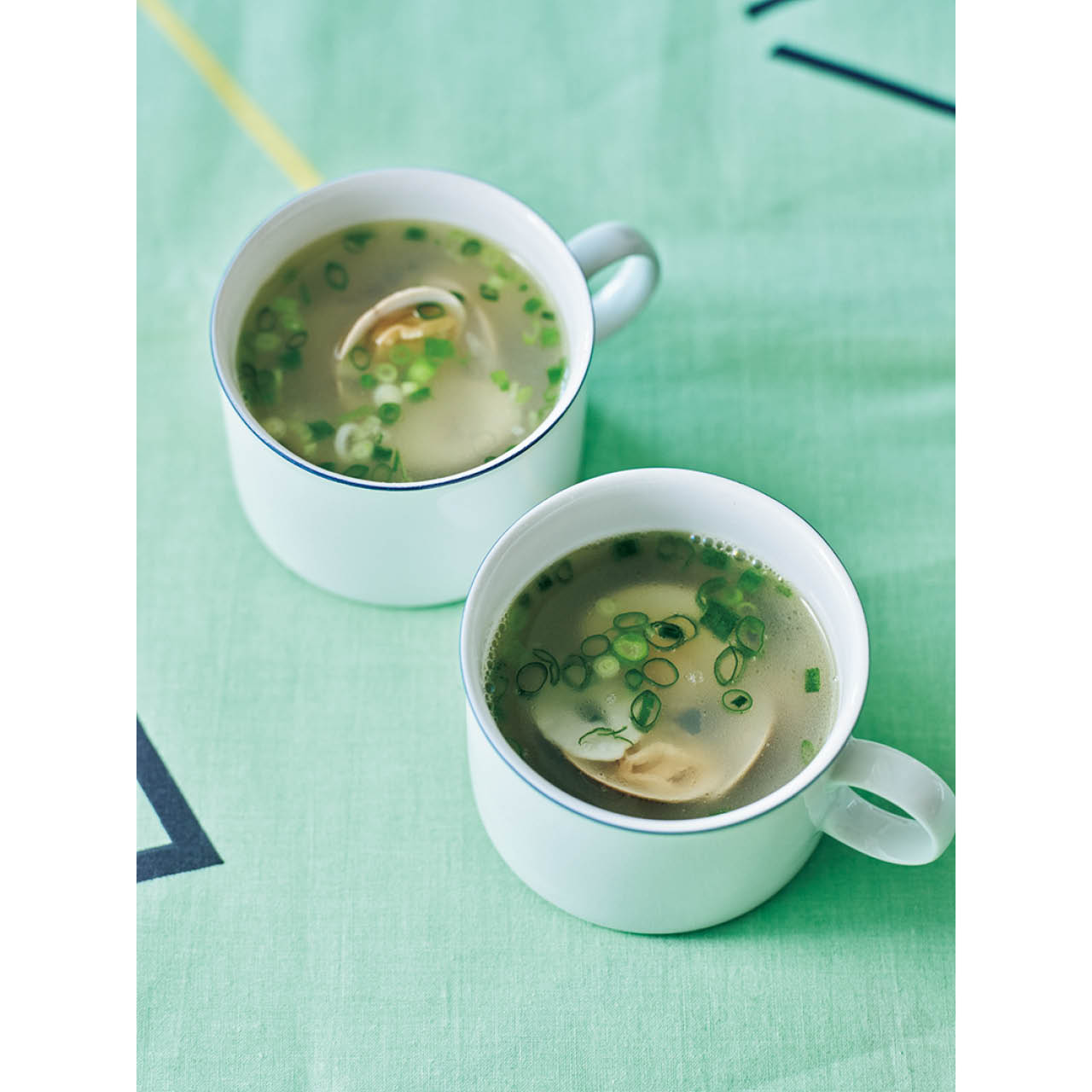 ハマグリの洋風スープ