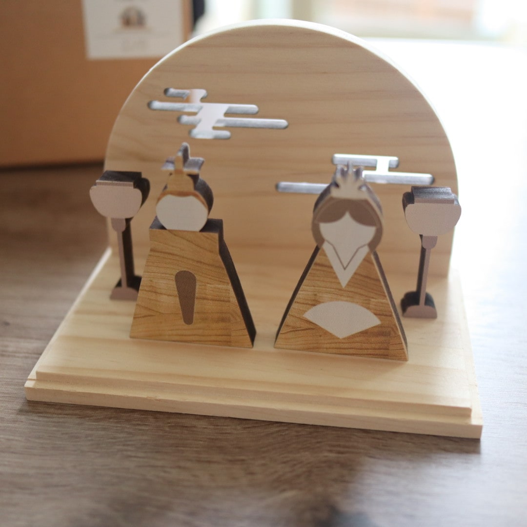 サリュ 木製雛人形