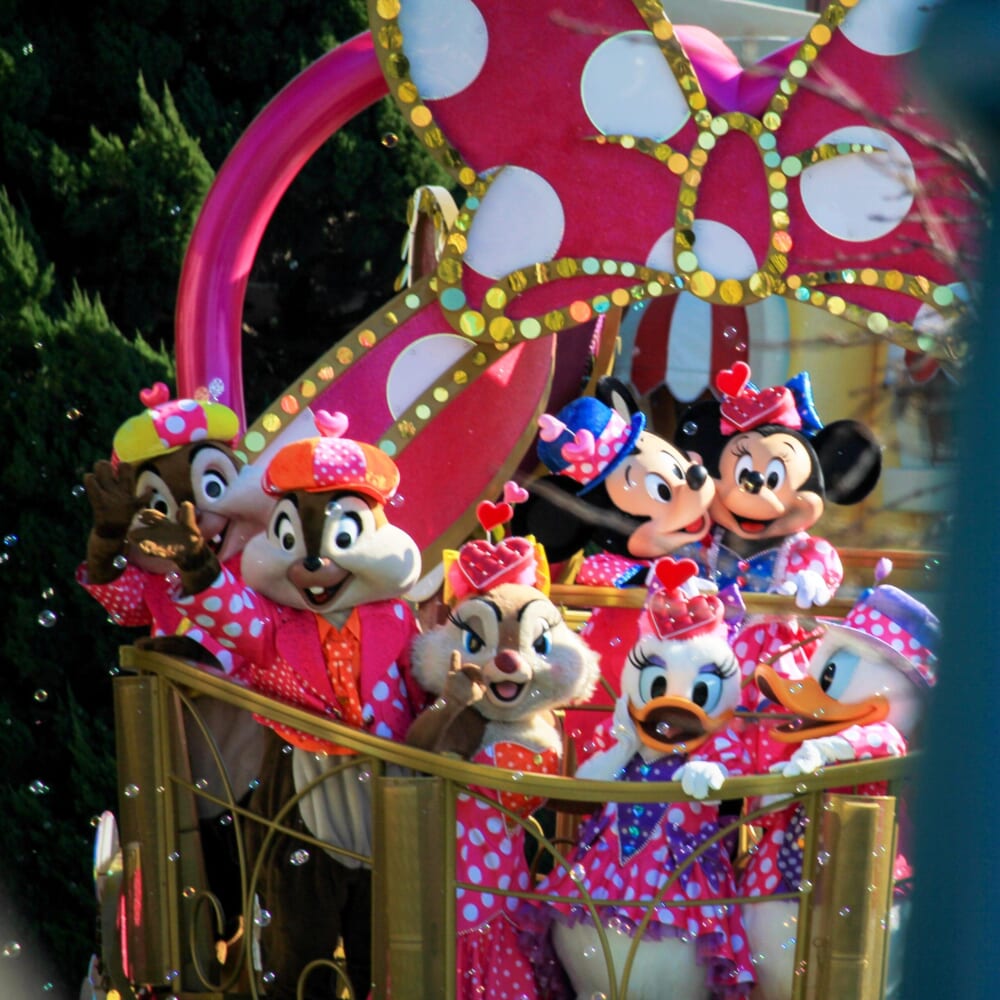 ディズニーランド ミニーのファンダーランド パルパルーザ