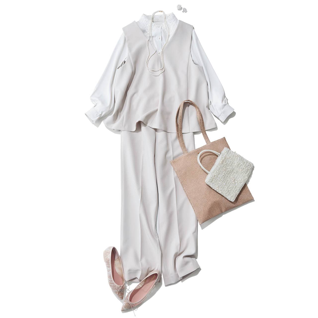 プラステのセットアップコーデ