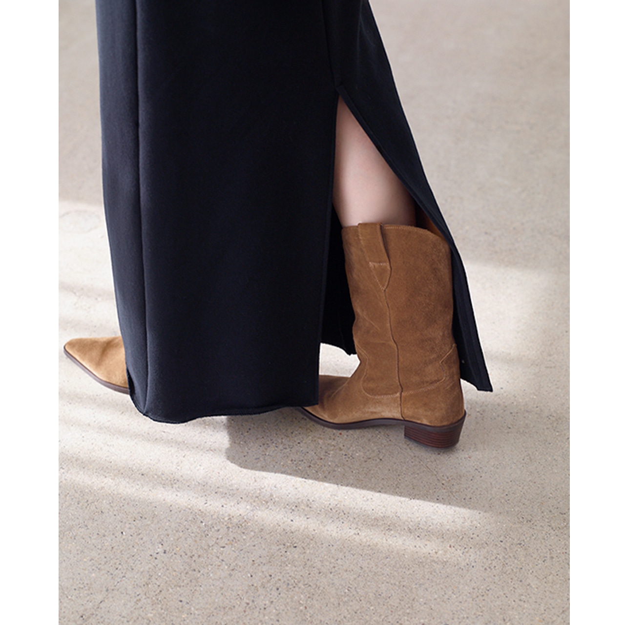 ウエスタンブーツでアクセント＆クセづけを