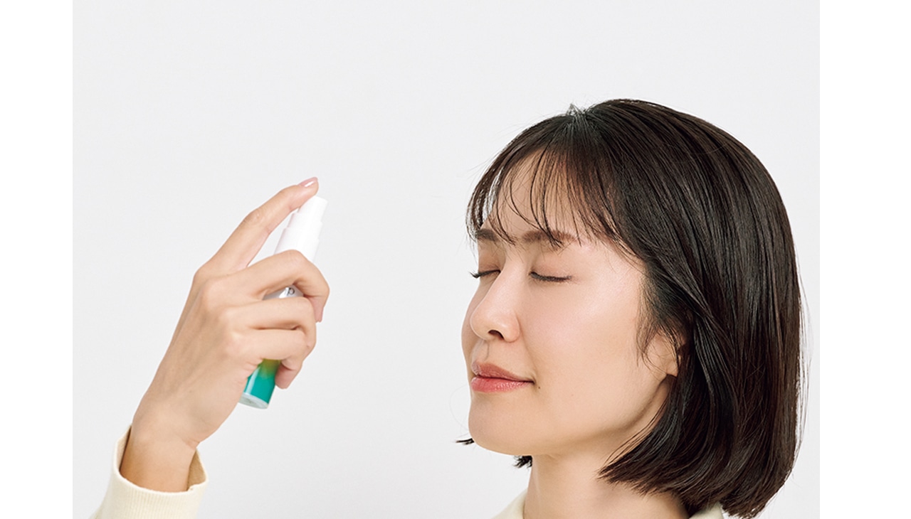 モバイルミストのコツ シュッとしたら手で触れず放置