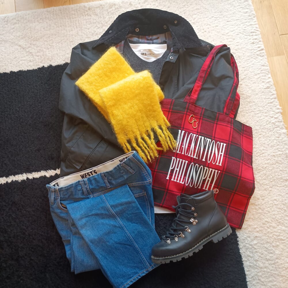 あったか　防寒　雨の日