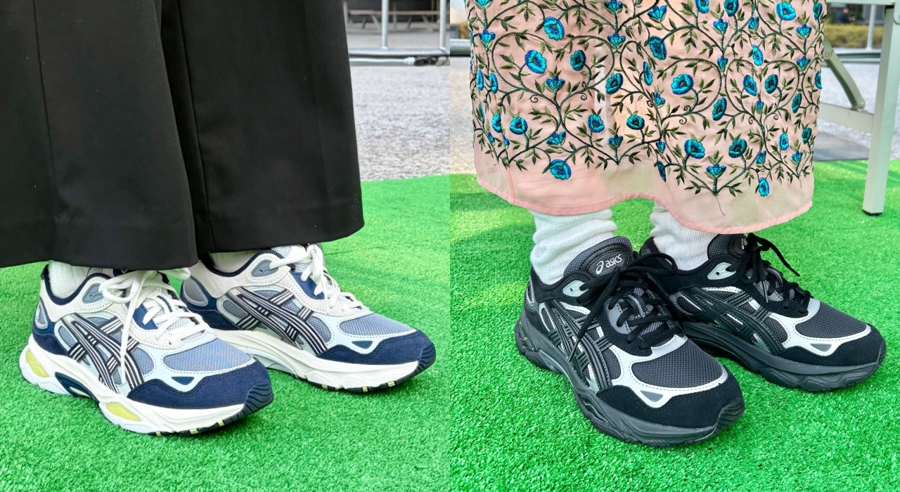 アシックスのGEL-NYC2.0の2色を2人の30代エディターが試着