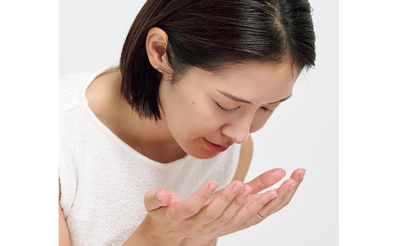 洗い流しは水で!