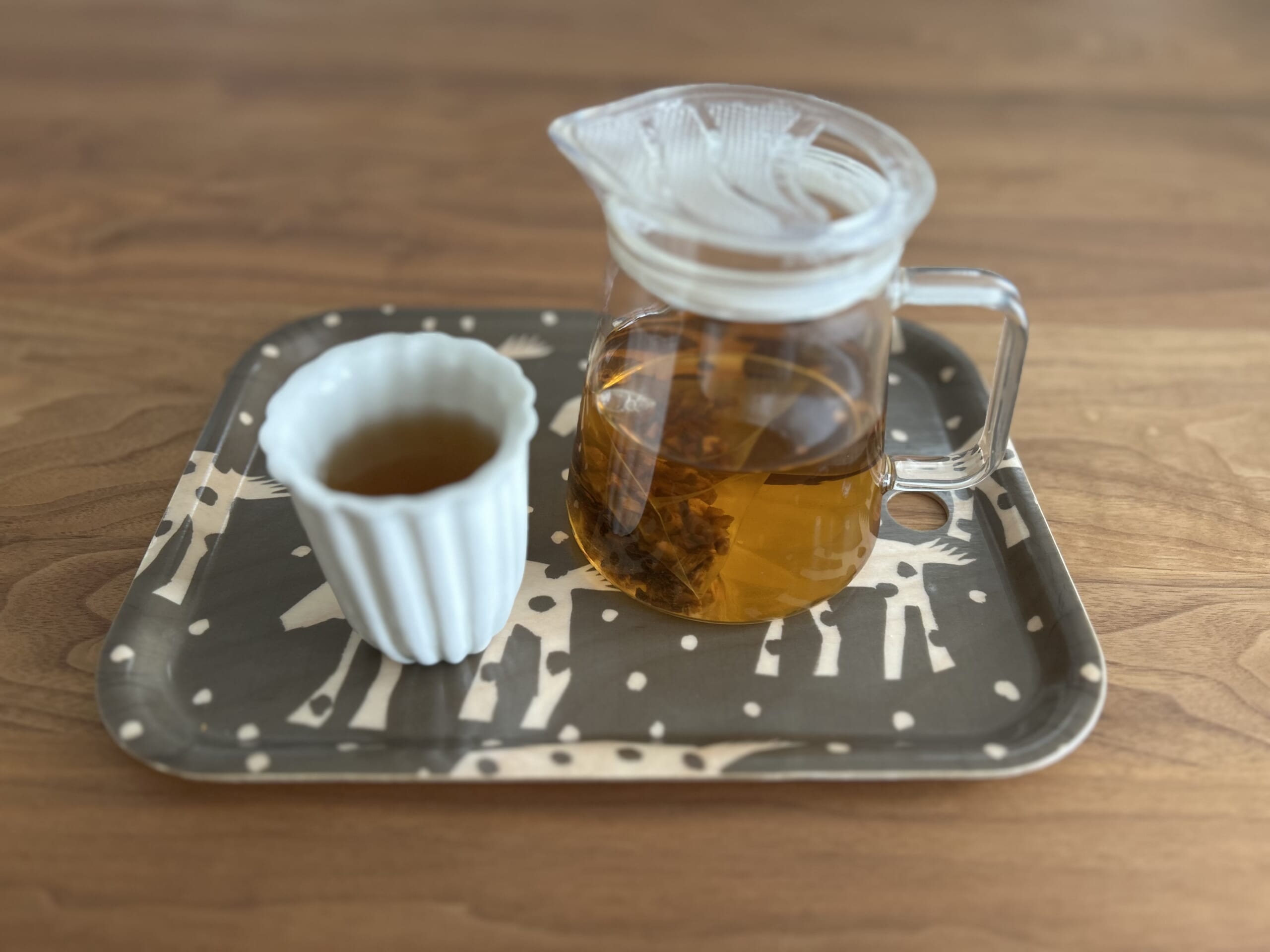 40代の悩み、浮腫みに効果があるごぼう茶のティーパックの紹介。