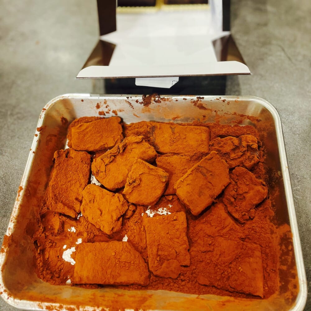 自家製生チョコレート
バレンタインデー