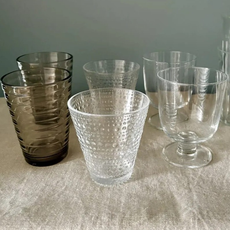 くろねこさん　イッタラ「アイノ・アアルト タンブラー」「カステヘルミ タンブラー」「レンピ グラス」