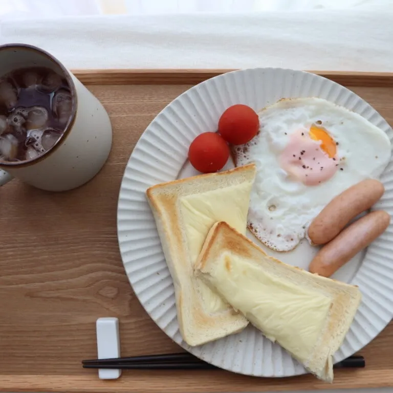 LAKOLE「華蝶扇プレート（L）」使用例