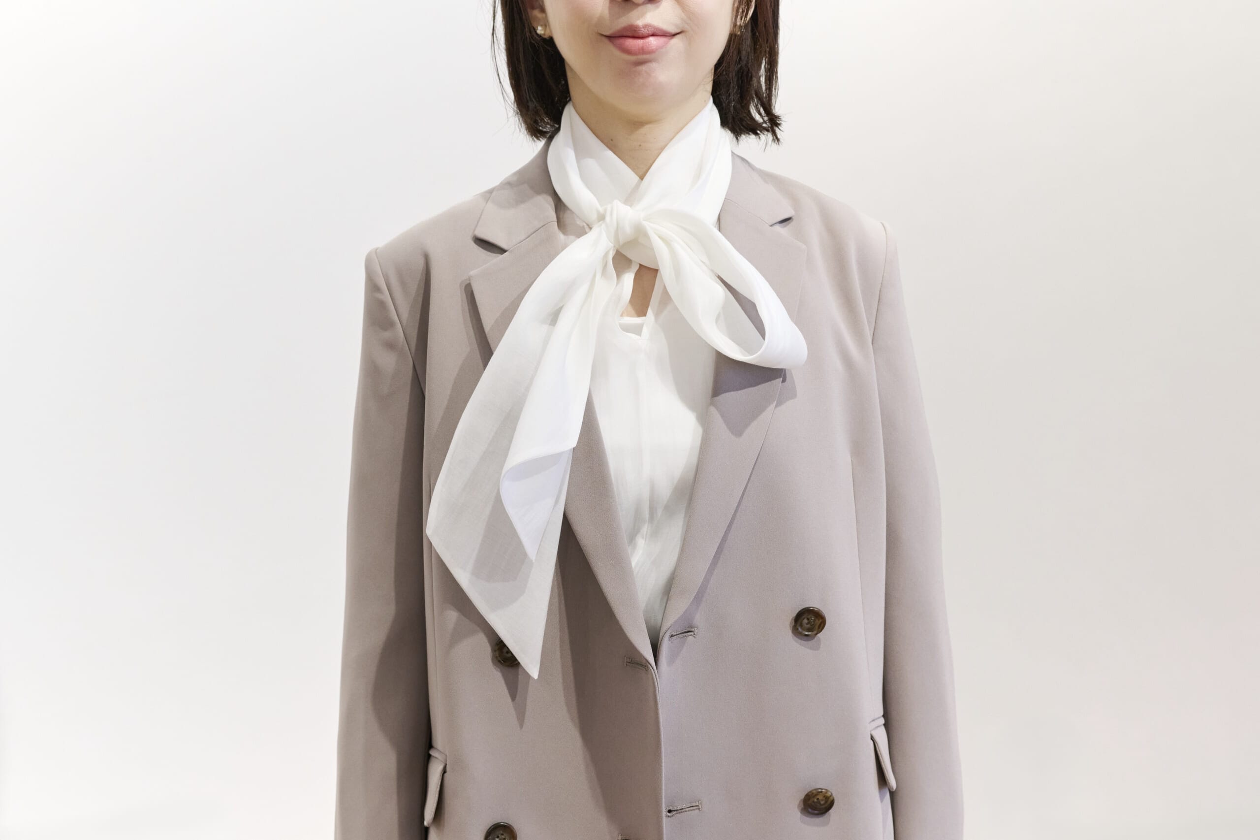 リボンブラウスの結び方 上級編