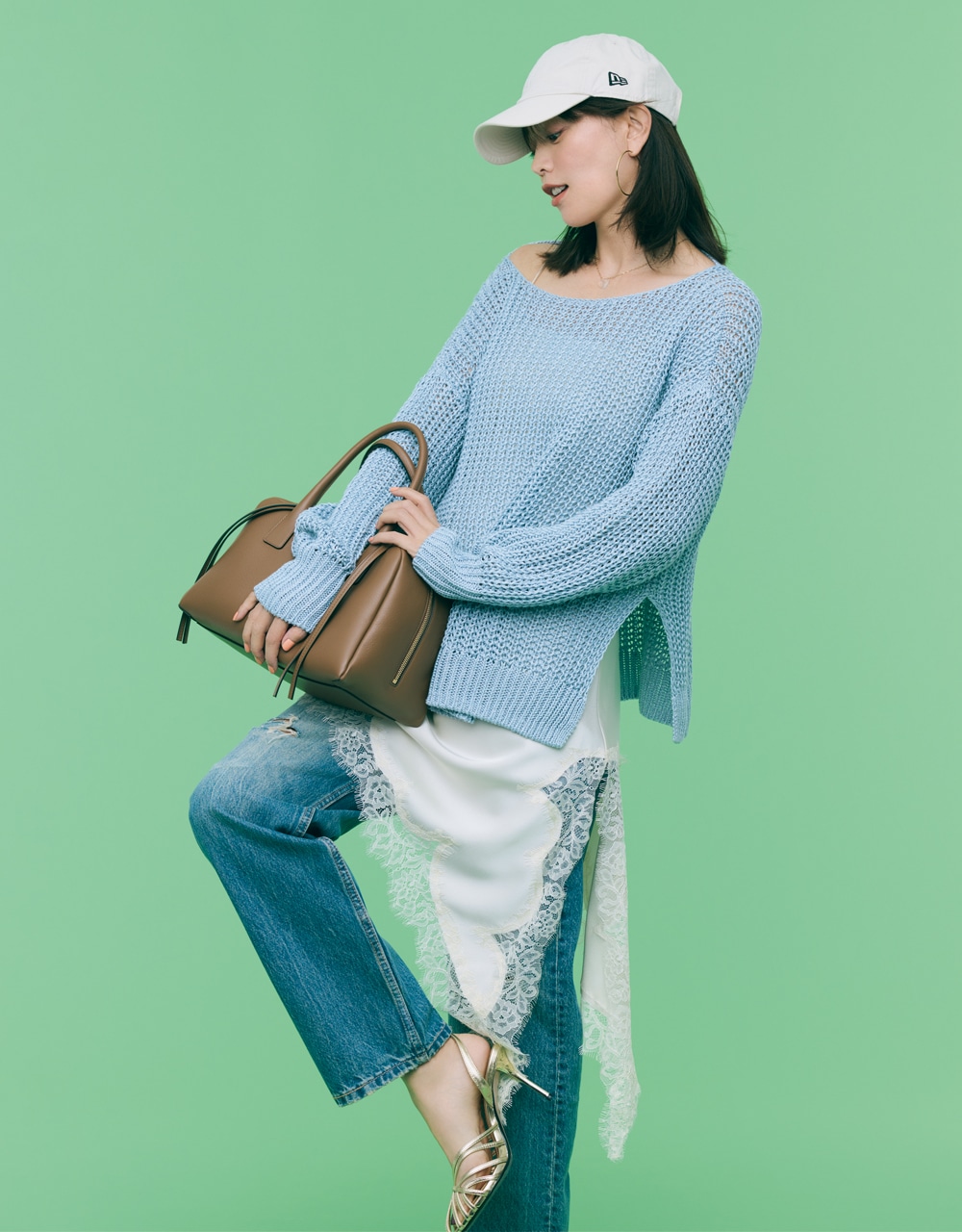 レイヤードコーデ 蛯原友里さん