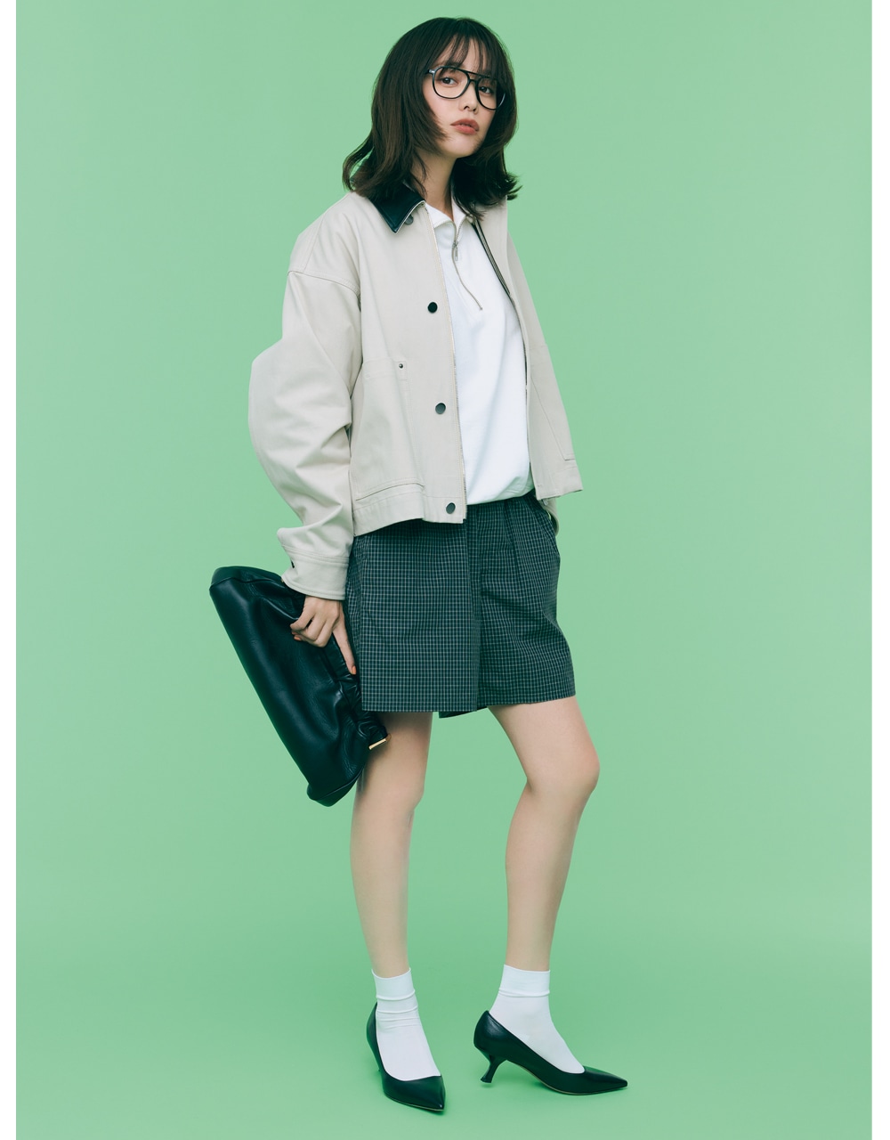 ショートパンツコーデ 蛯原友里さん