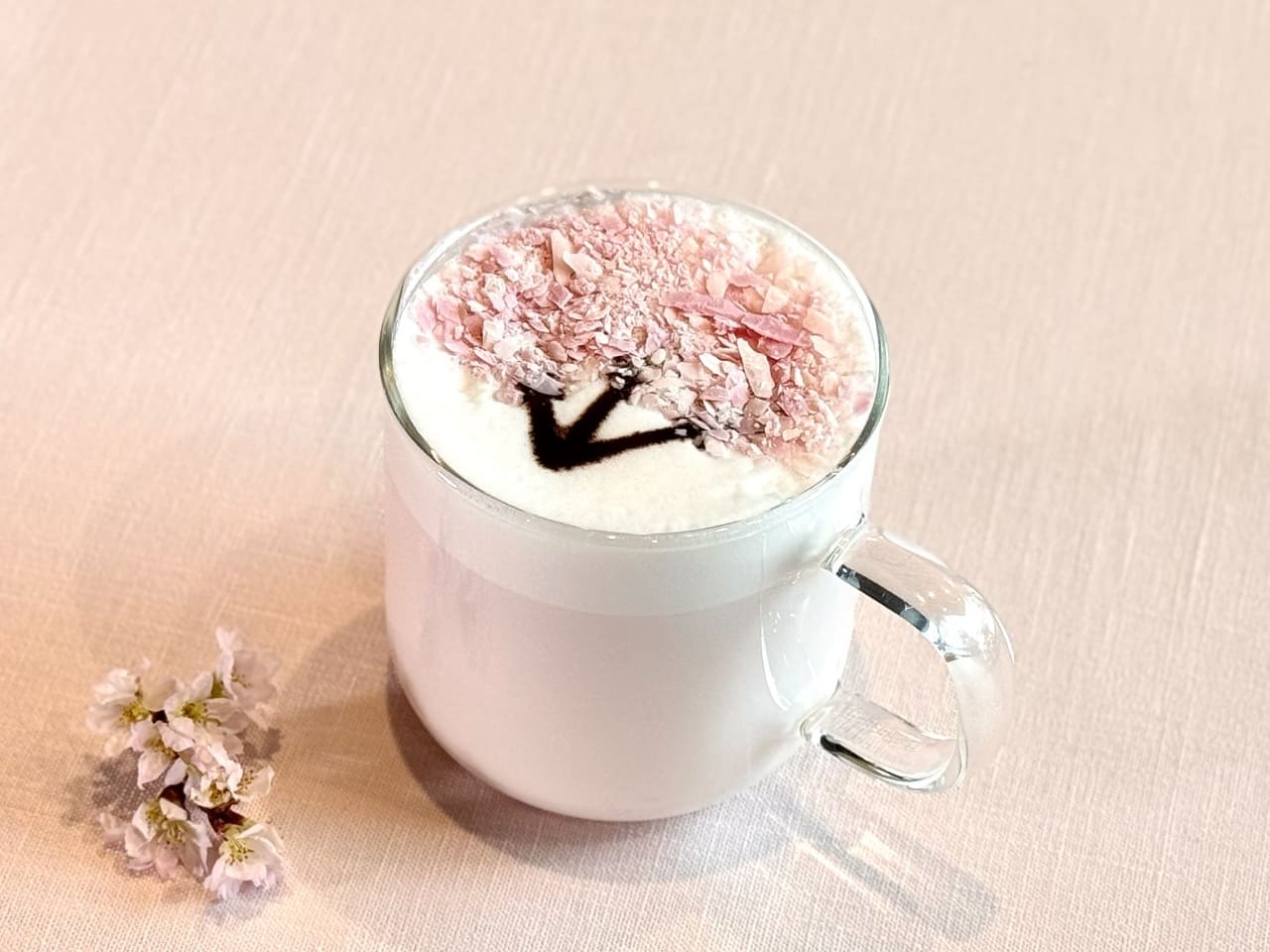 スタバ新作「桜 咲くよ ラテ」