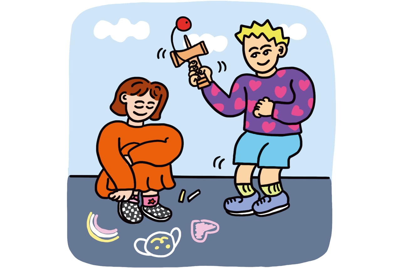 自発的に遊びを作り出す