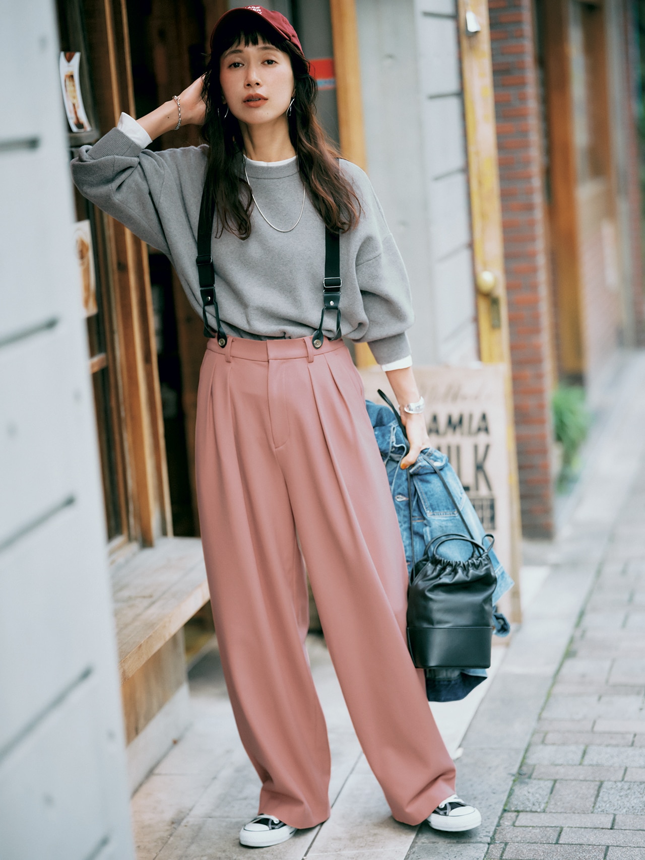 明日なに着る02182026　モデル／kazumi