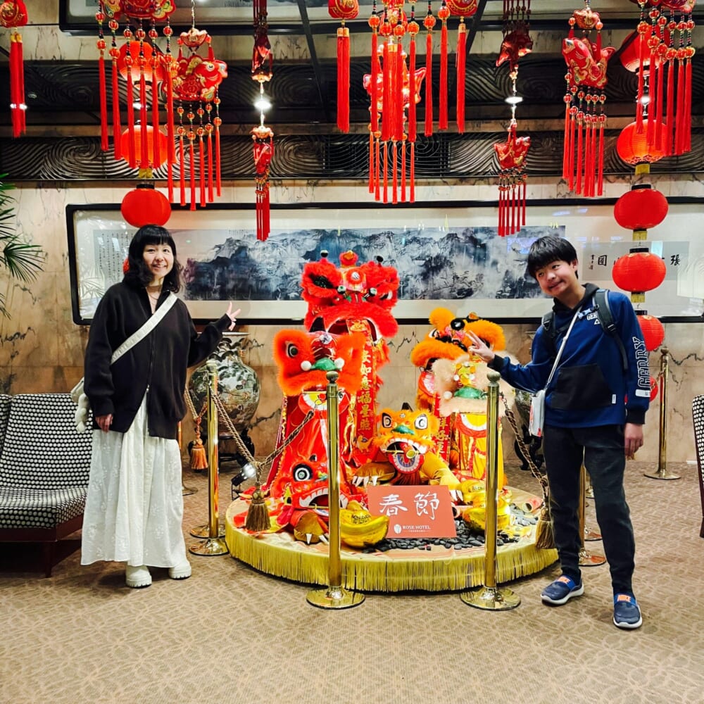 重慶飯店　新館　横浜中華街　ローズホテル　春節