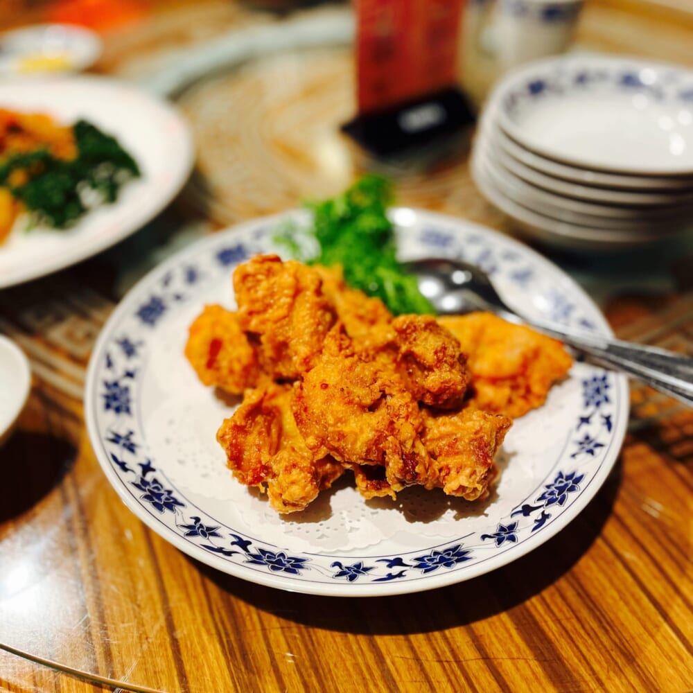 重慶飯店　新館　横浜中華街　ローズホテル  中華風唐揚げ