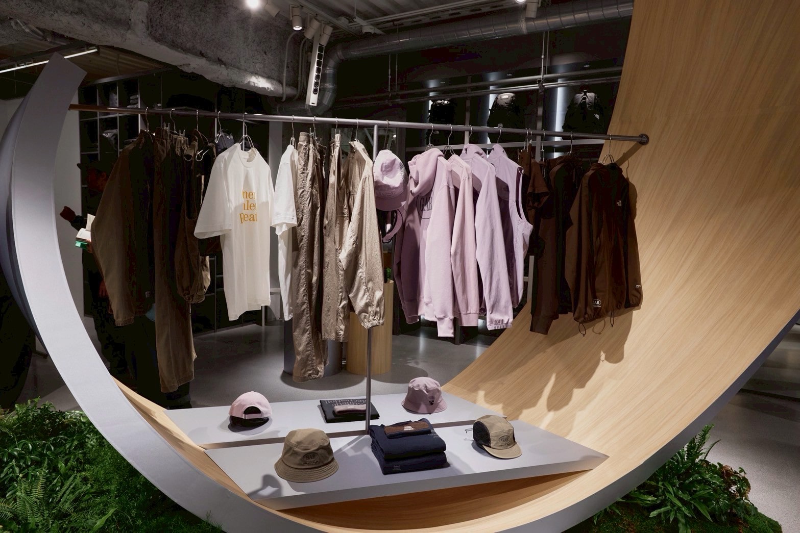 「ザ・ノース・フェイス」の新しいGARコレクション展示