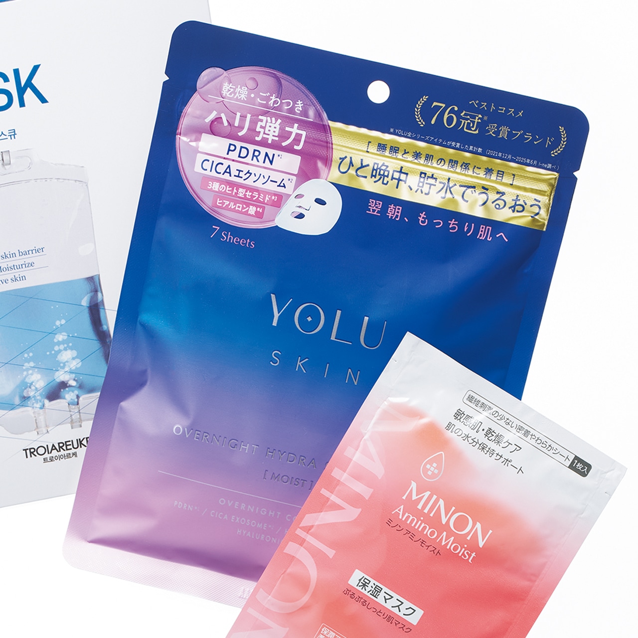 ヨル スキン
オーバーナイト ハイドラシートマスク モイスト 7枚入り¥880/I-ne