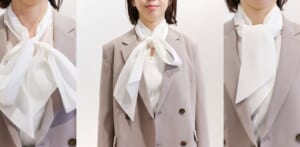 リボンブラウスの結び方3パターン