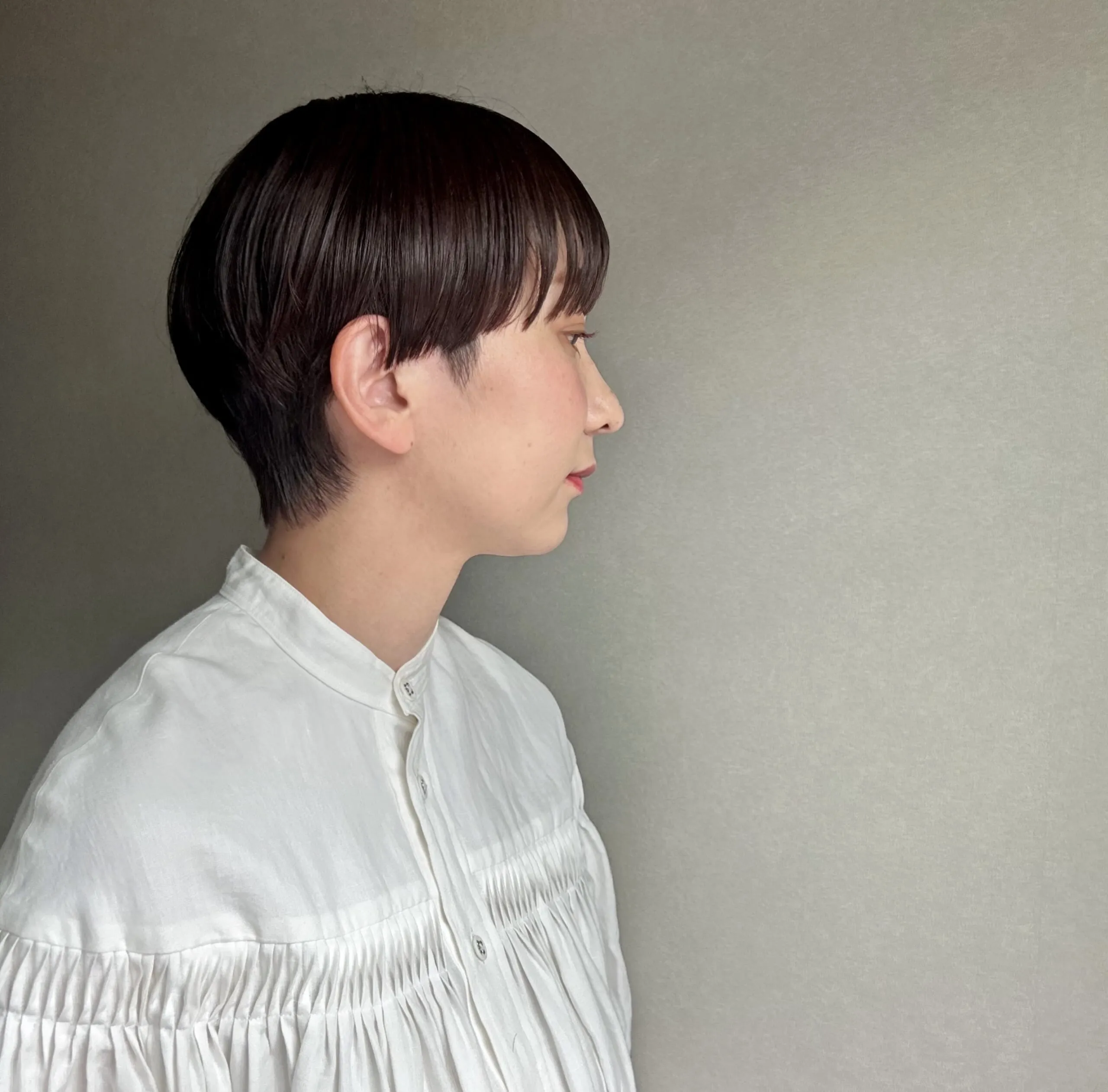 おけいさん　マッシュショート　サイド