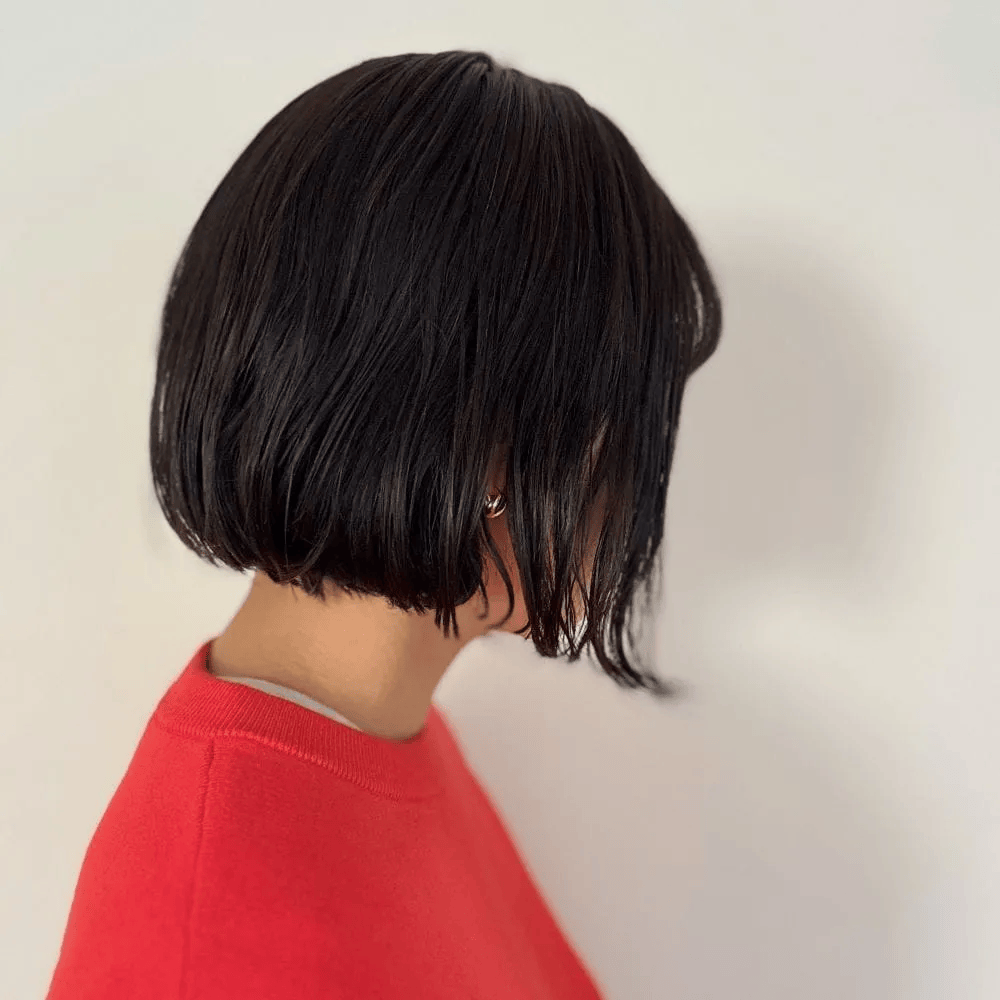 りんちゃんさん　前下がりのミニボブ　サイド
