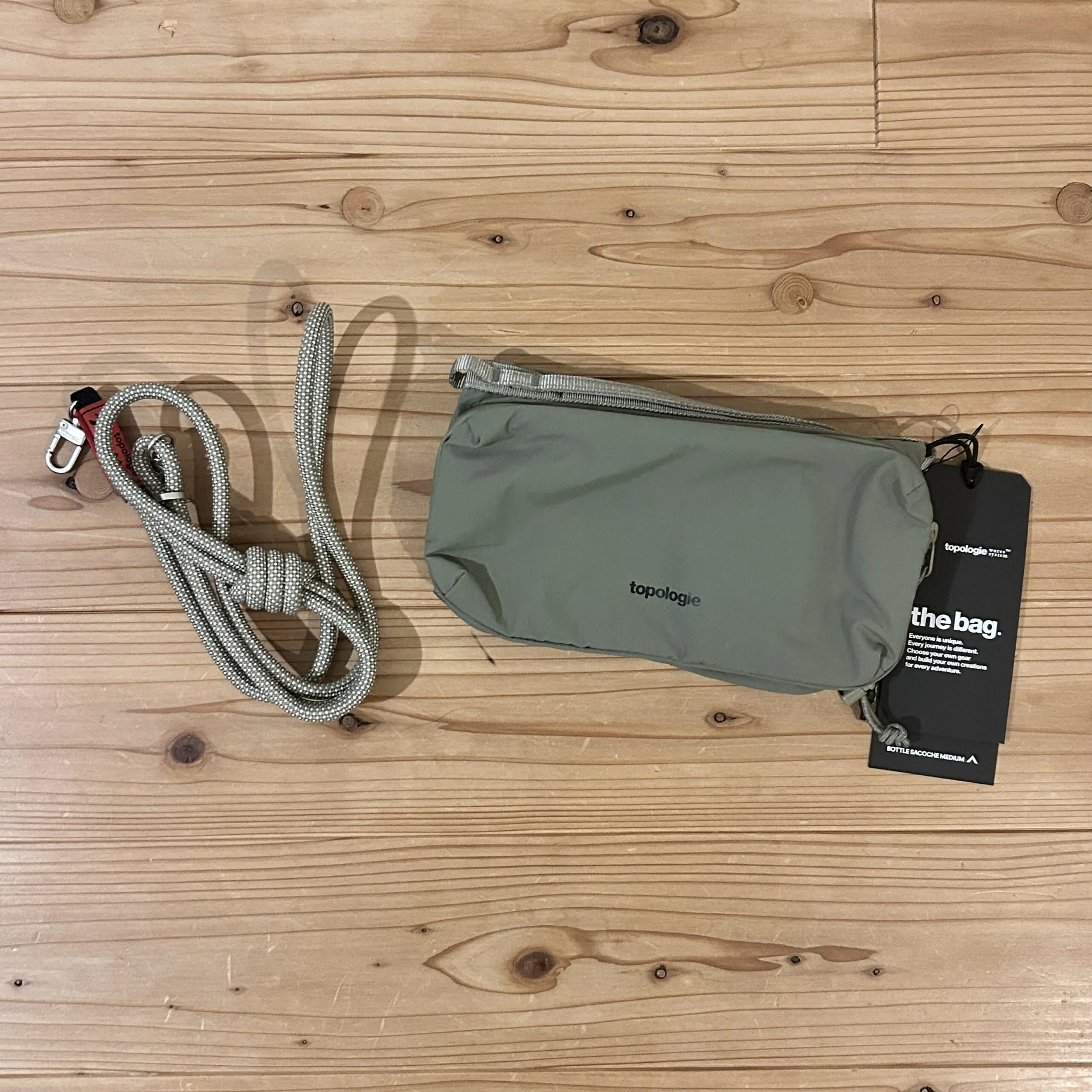 topologie
【LEEオリジナルセット】ボトルサコッシュ+8mmロープストラップ