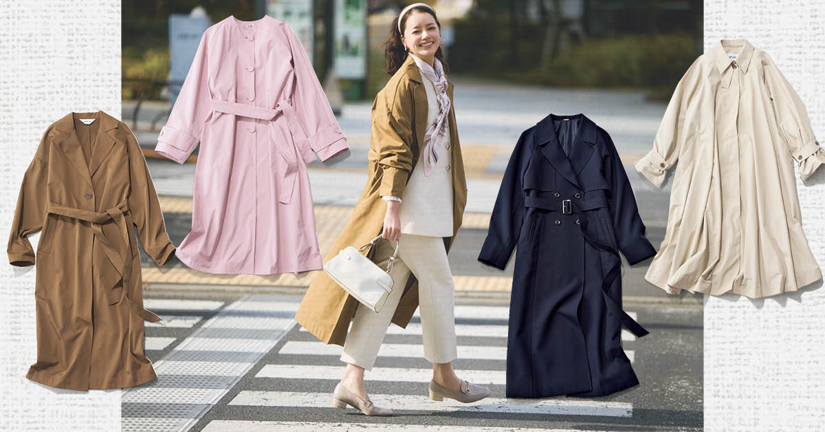 岸本セシルさんのロングコートコーデ