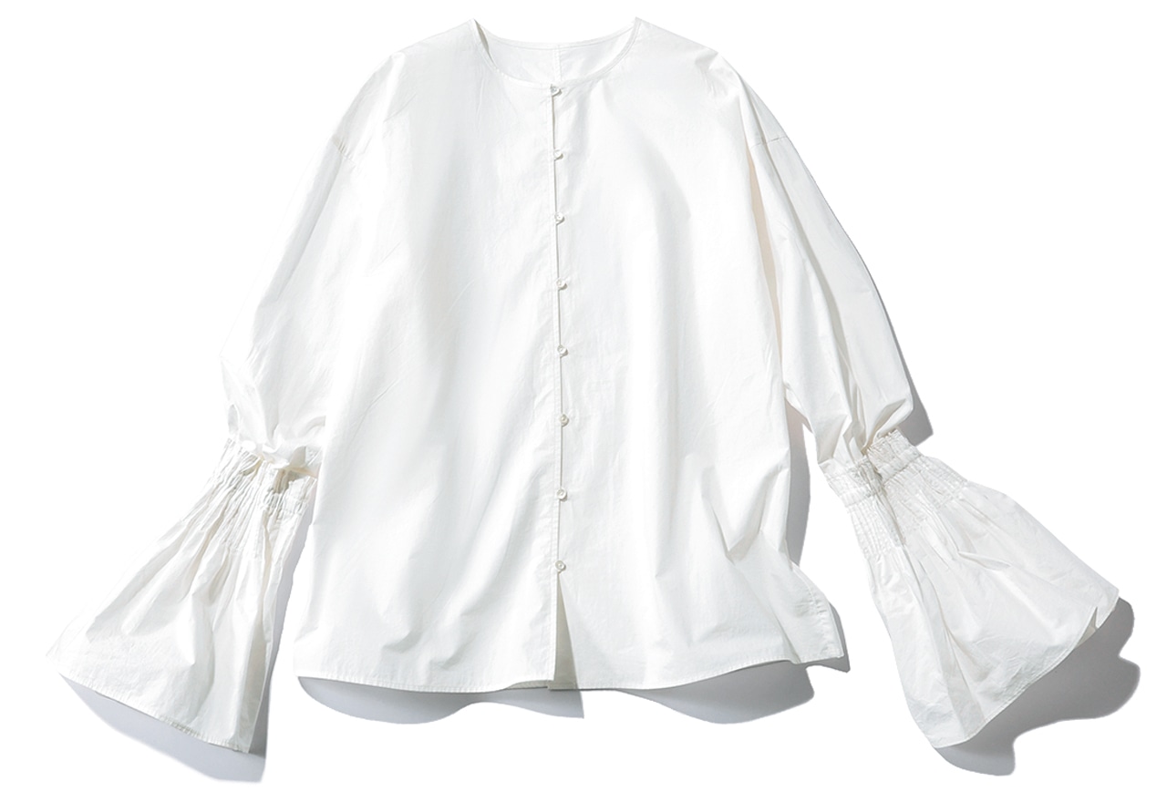 【HER.】のフレア袖シャツ　￥36300