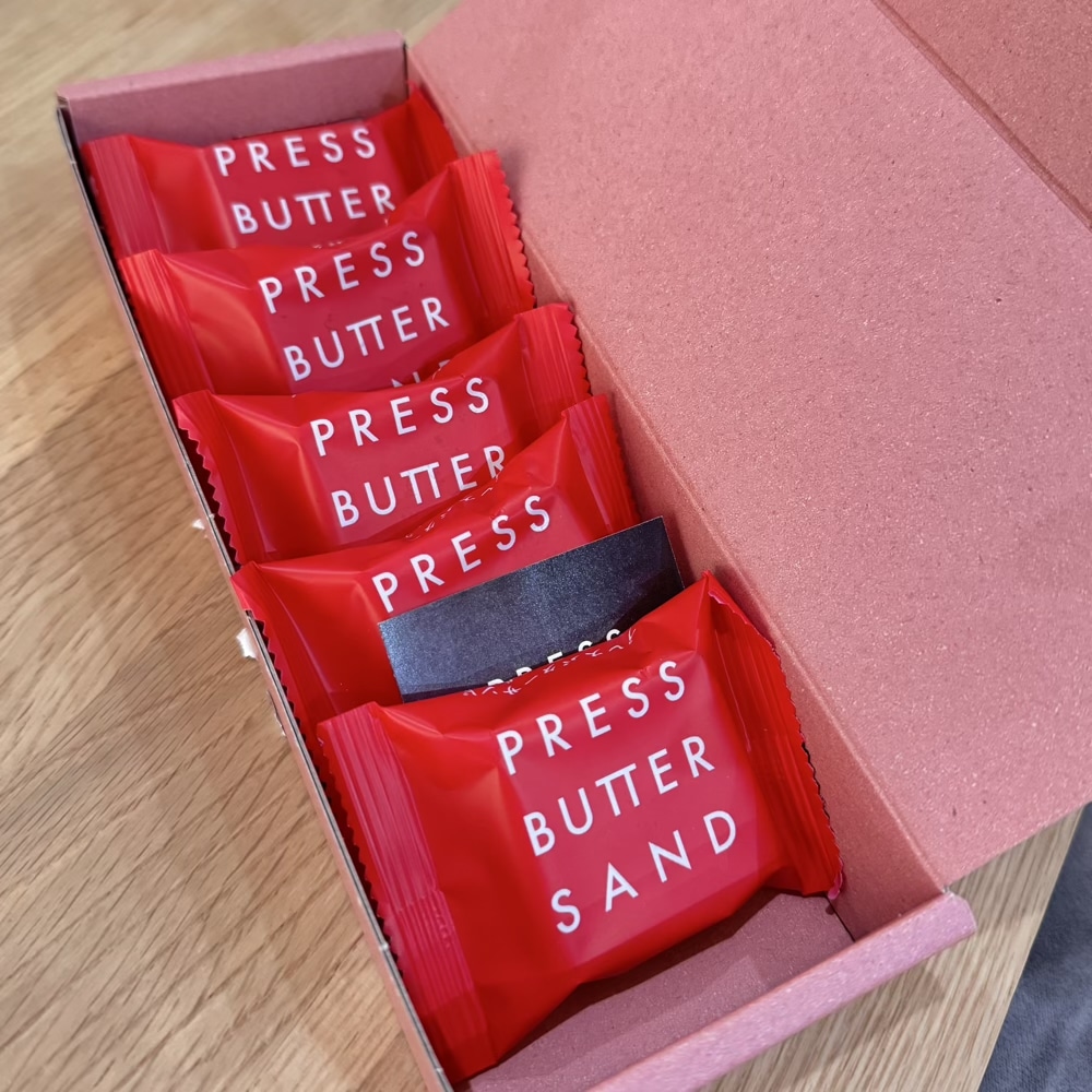 PRESSBUTTERSAND プレスバターサンド　あまおう