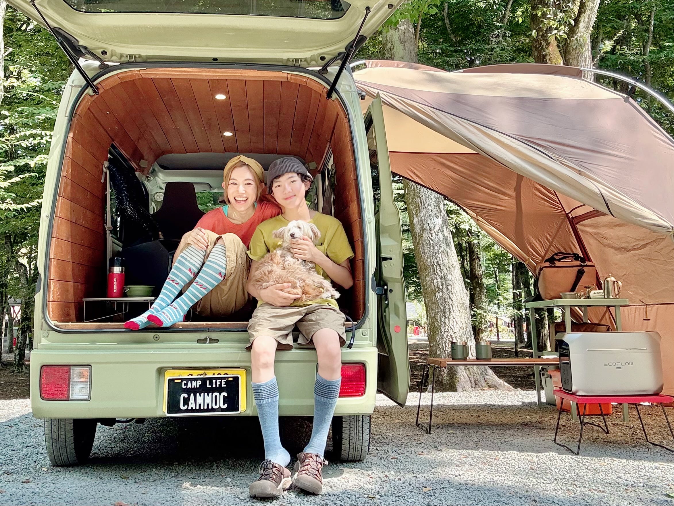 三沢真実さんと息子さん
