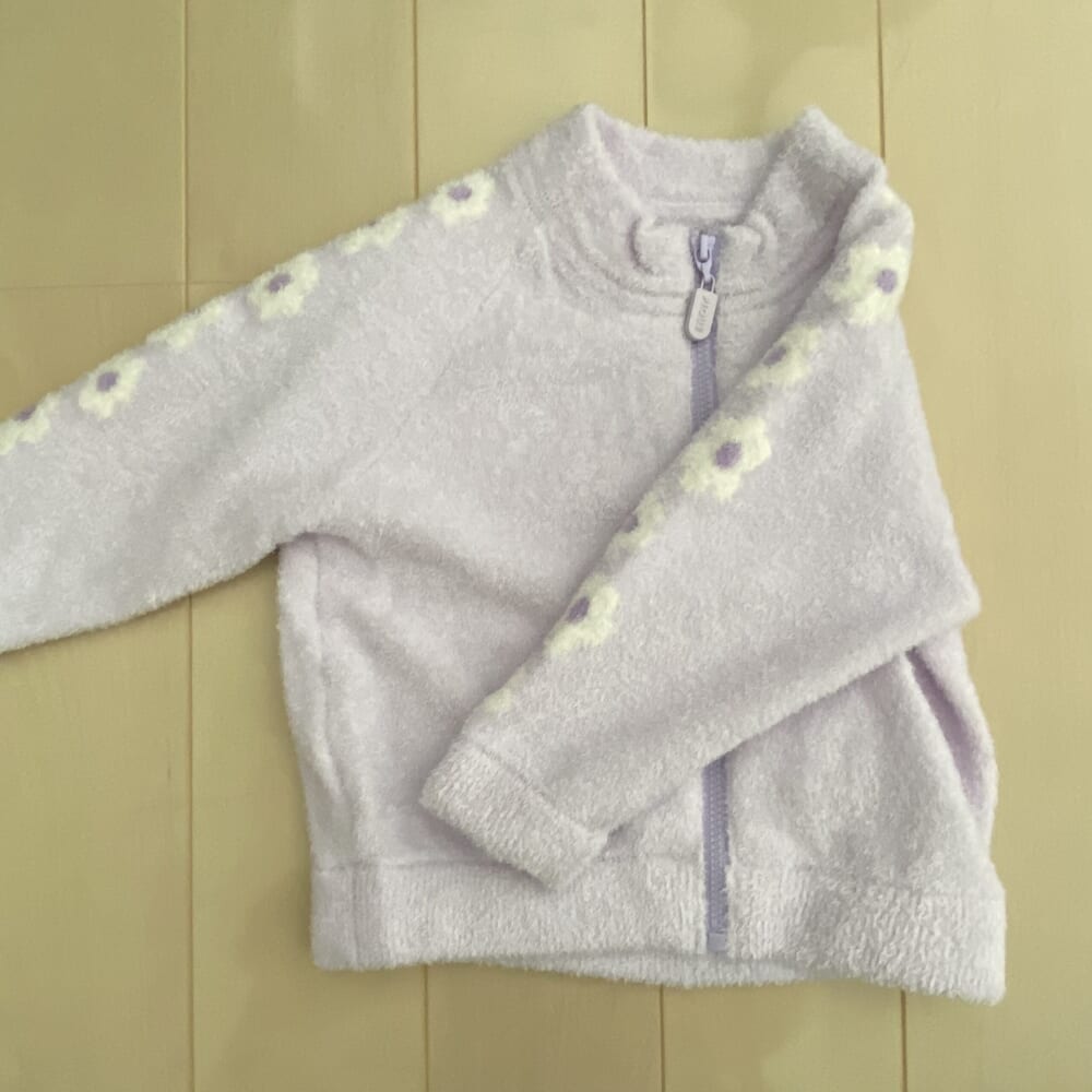 ジェラートピケ　キッズ　パープル