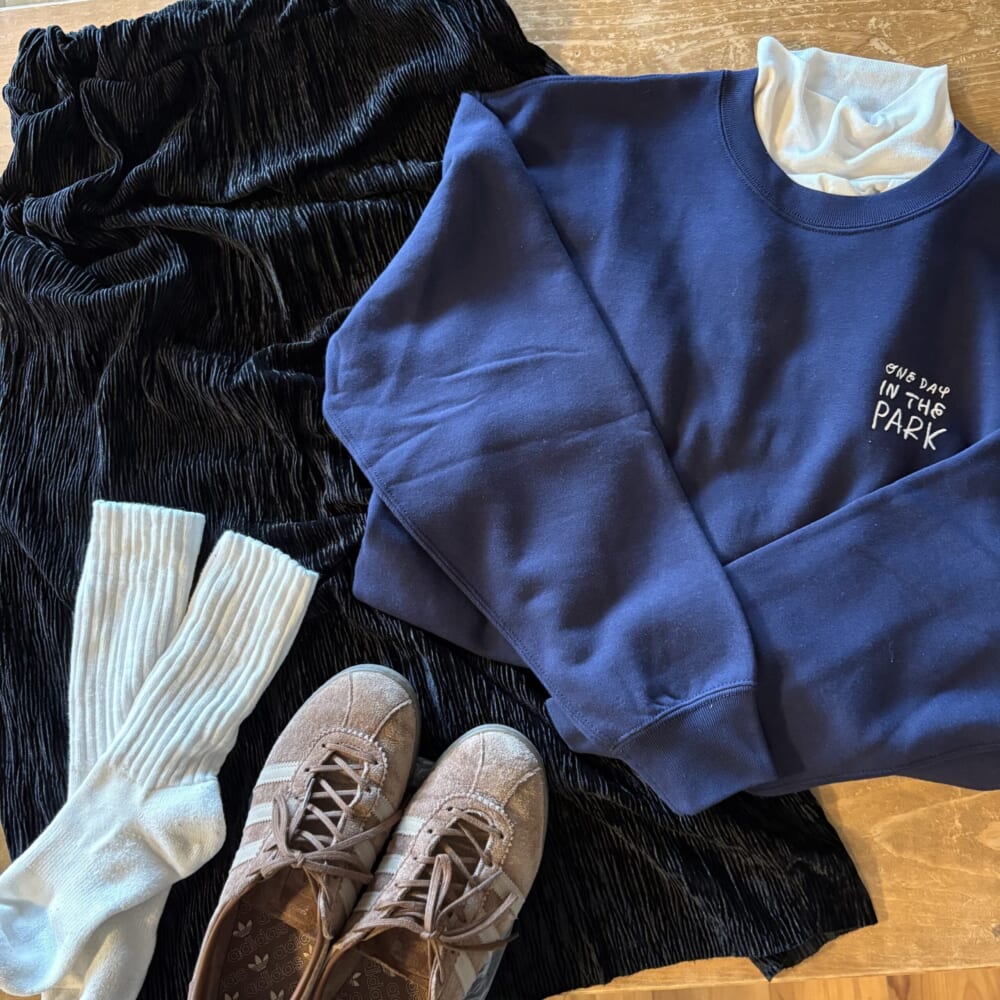 スェット スウェットコーデ