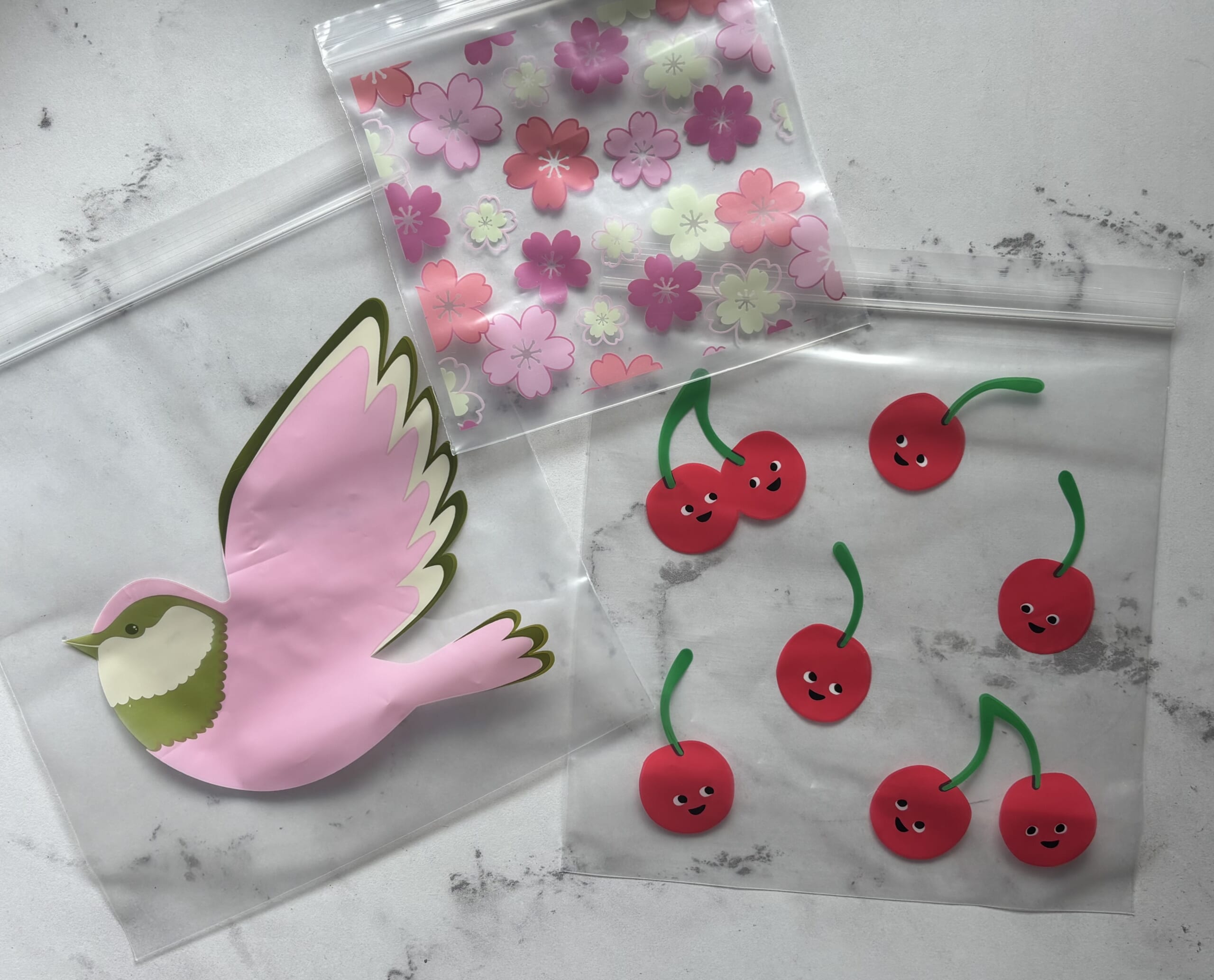 フライングタイガー　ランチバッグ春の柄