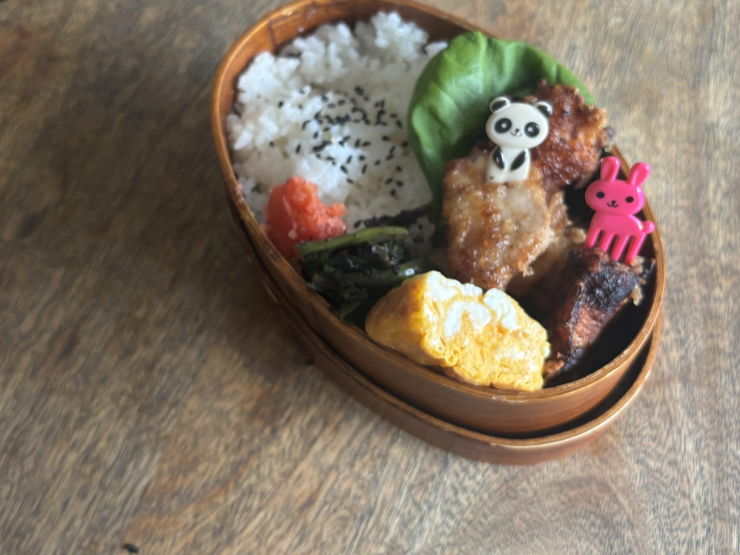 フライングタイガー　フードピックをお弁当に使用