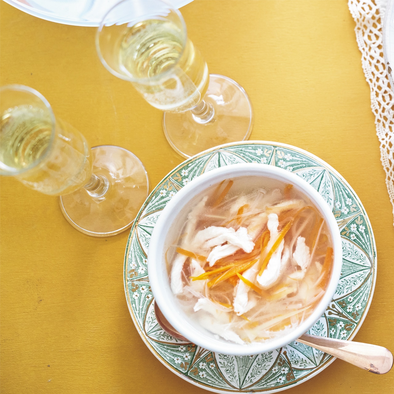 長谷川あかりさんの「鶏むね肉のジュリエンヌスープ」